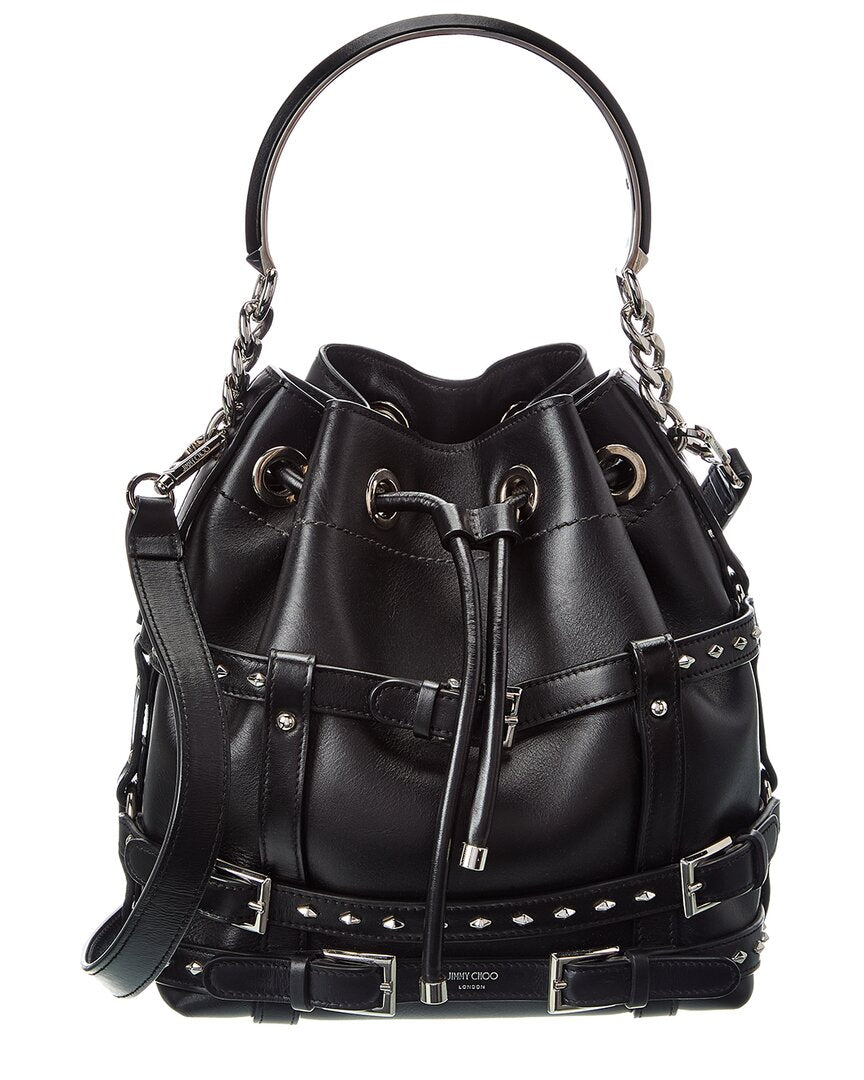Jimmy Choo Jimmy Choo Bon Bon Leather Bucket Bag