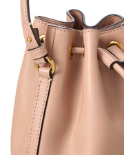 Valentino Vlogo Signature Mini Leather Bucket Bag