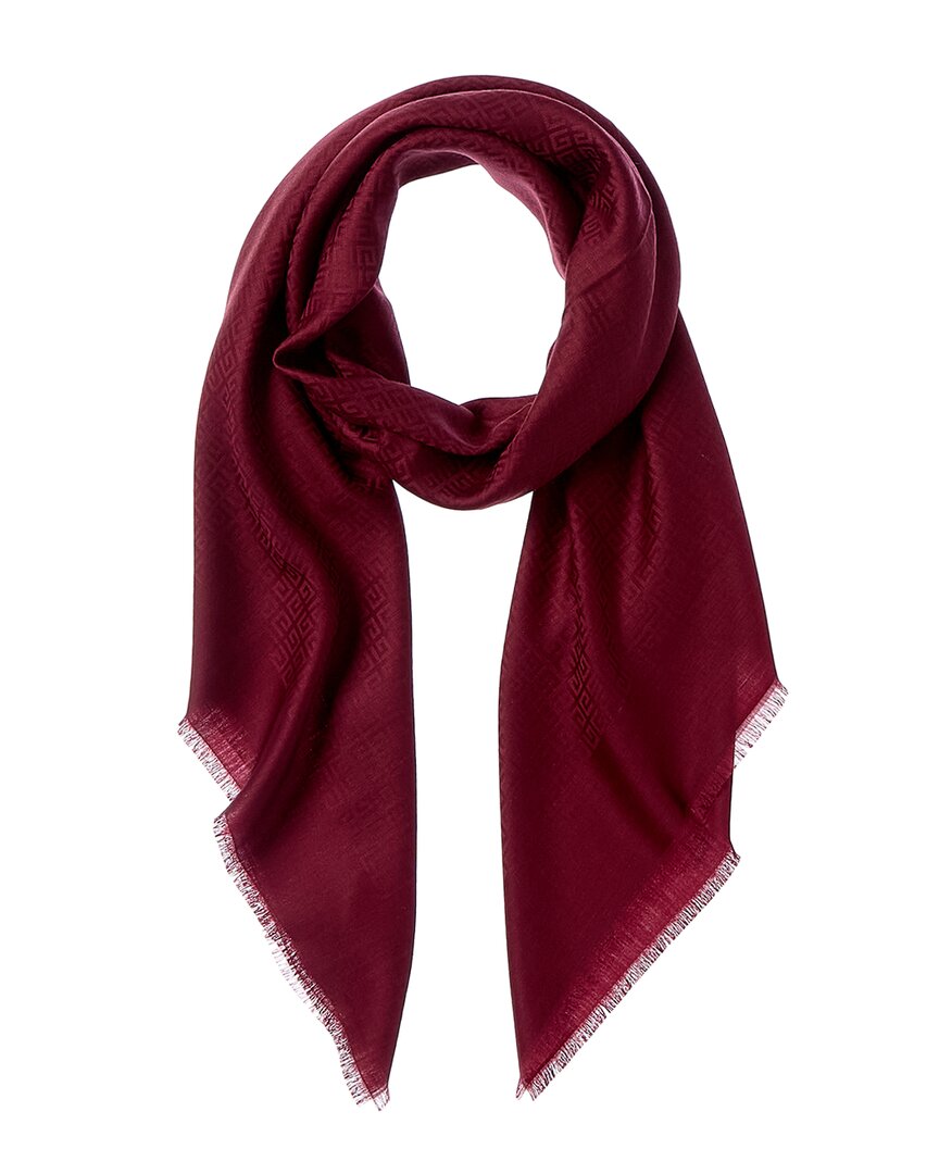 Givenchy 4G Square Large Wool & Silk-Blend Scarf