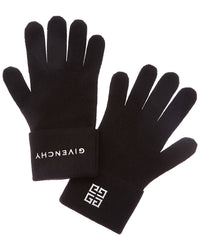Givenchy 4G Wool & Cashmere-Blend Gloves