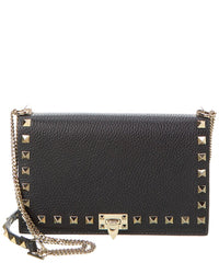 Valentino Valentino Rockstud Grainy Leather Crossbody
