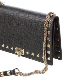 Valentino Valentino Rockstud Grainy Leather Crossbody