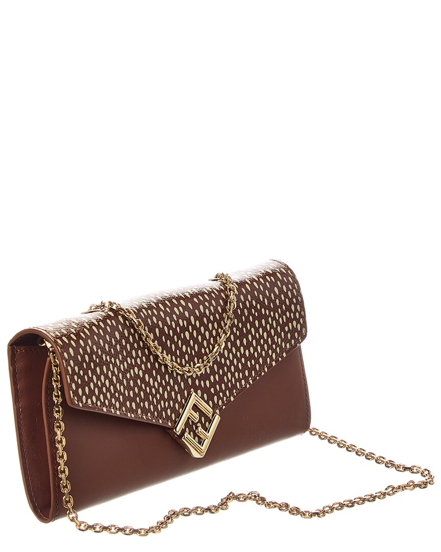 FENDI Fendi Diamonds Leather Wallet On Chain