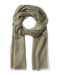 Brunello Cucinelli Brunello Cucinelli Sparkled Cashmere & Silk-Blend Scarf