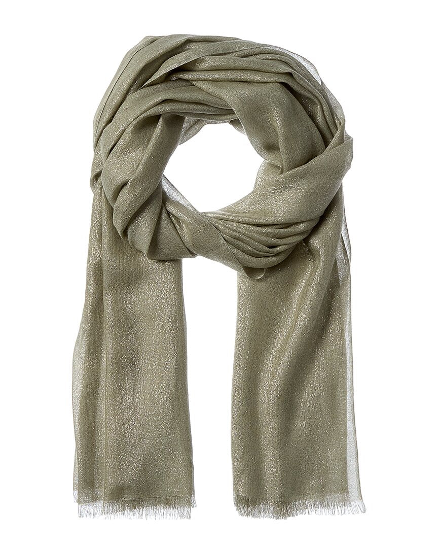 Brunello Cucinelli Brunello Cucinelli Sparkled Cashmere & Silk-Blend Scarf