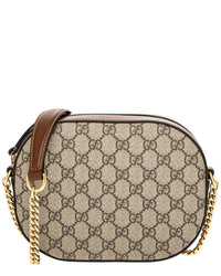 Gucci Gg Supreme Canvas & Leather Camera Bag