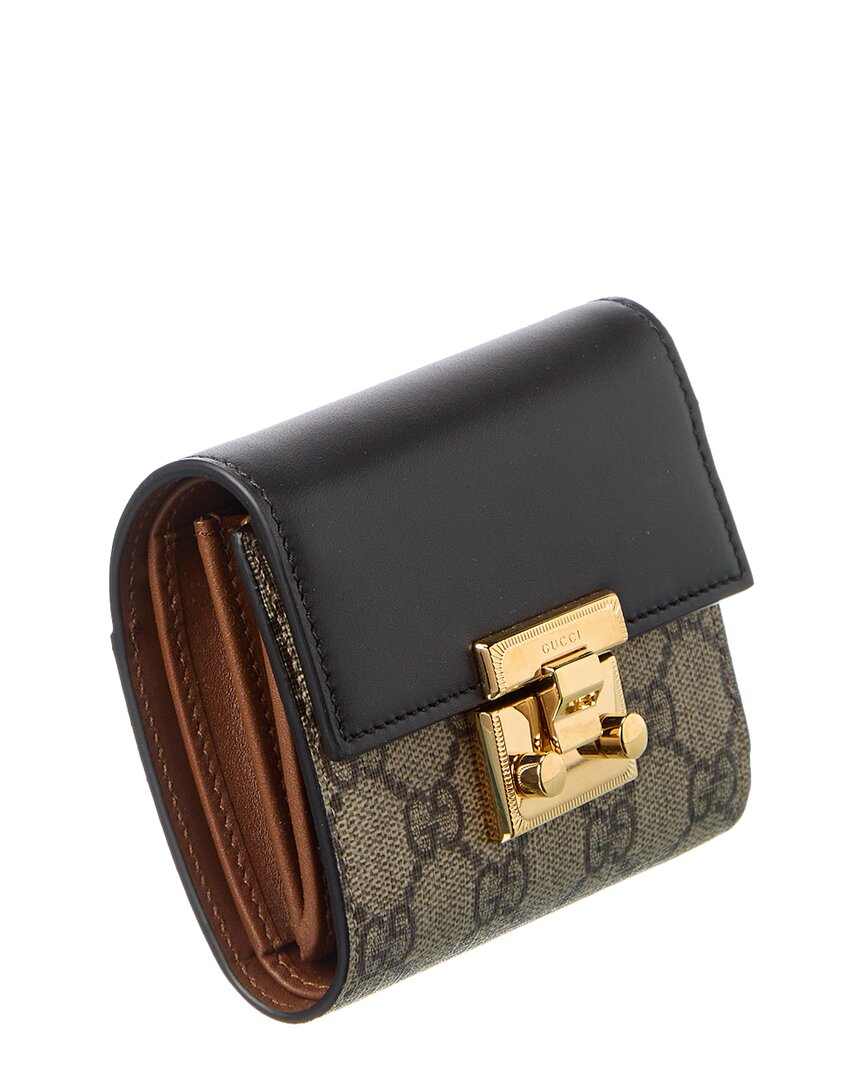 Gucci Gg Supreme Canvas & Leather Card Case – Bluefly