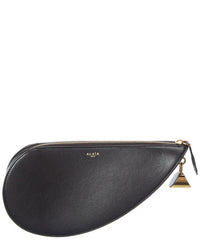 Alaia Le Demi Coeur Leather Clutch