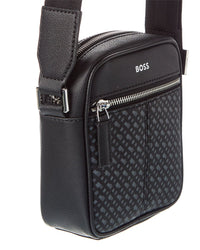 Hugo Boss Zair Zip Leather Crossbody