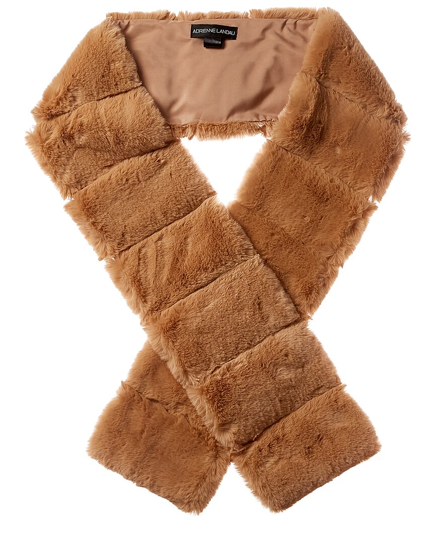 Adrienne Landau Scarf Brown Multi