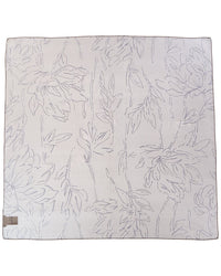 Brunello Cucinelli Brunello Cucinelli Magnolia Print Silk Scarf