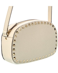Valentino Rockstud Grainy Leather Camera Bag