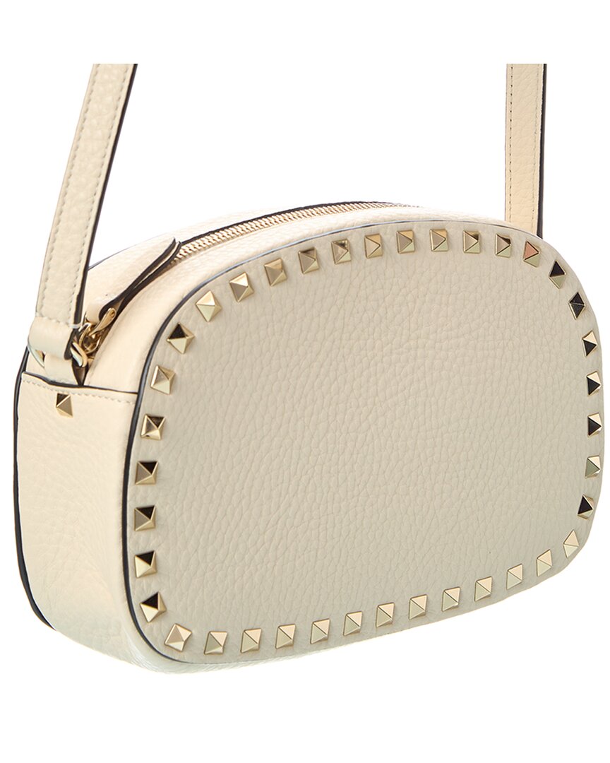 Valentino Rockstud Grainy Leather Camera Bag