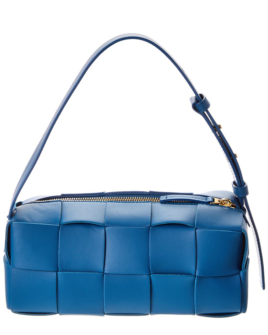 ショルダーバッグ・ポシェット Bottega Veneta Brick Cassette Small Shoulder Bag In Maxi Int Bottega Veneta Brick Cassette Small Maxi Intrecciato Leather