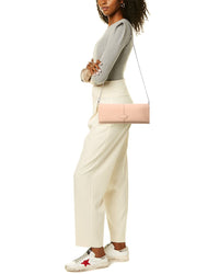 TOD's Tod’S Logo Leather Wallet On Chain, Pink