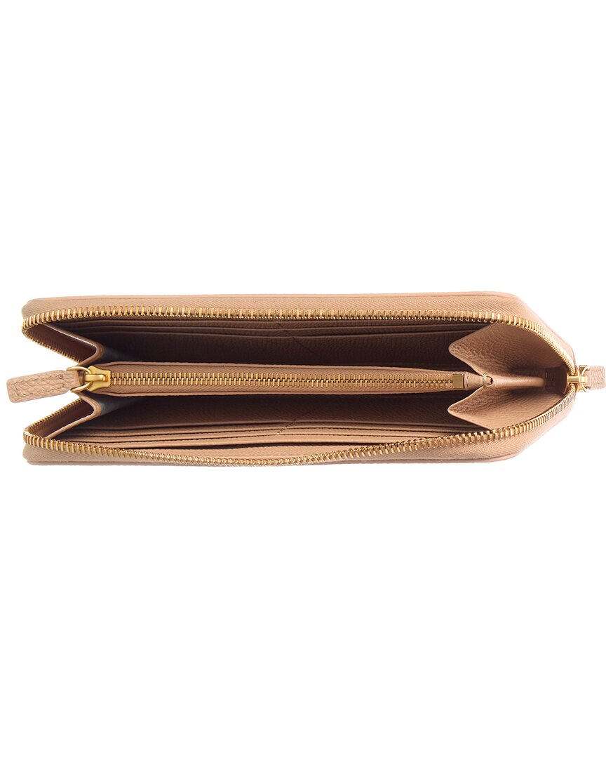 Valentino Valentino Vlogo Leather Zip Around Wallet