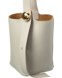 Loewe Pebble Mini Leather Bucket Bag