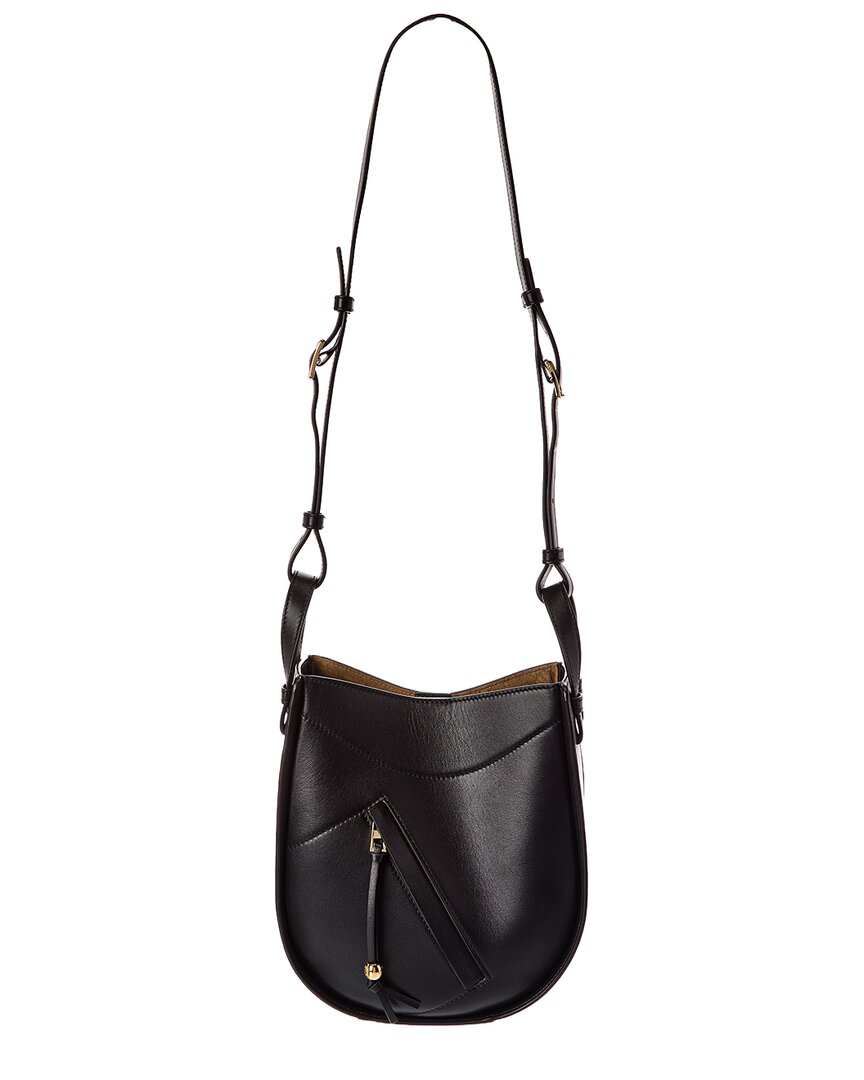 Loewe Loewe Hammock Slice Leather Hobo Bag