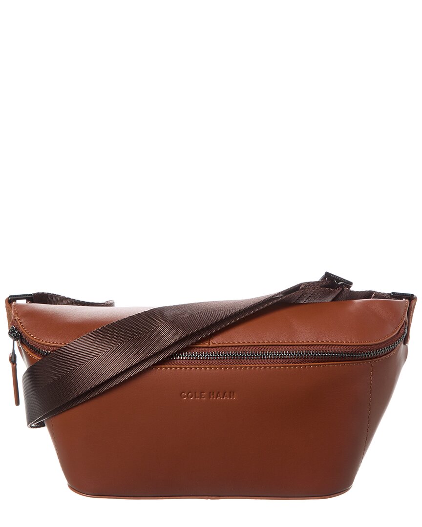 Cole Haan American Classics Leather Sling Bag ONE SIZE Brown Multi