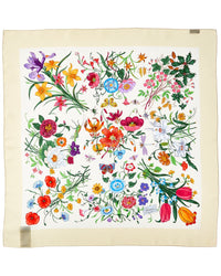 Gucci Floral Silk Scarf