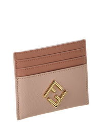 Fendi Ff Diamonds Leather Card Holder