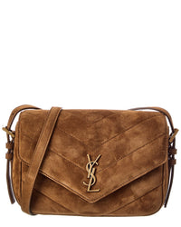 Saint Laurent Loulou Suede Shoulder Bag