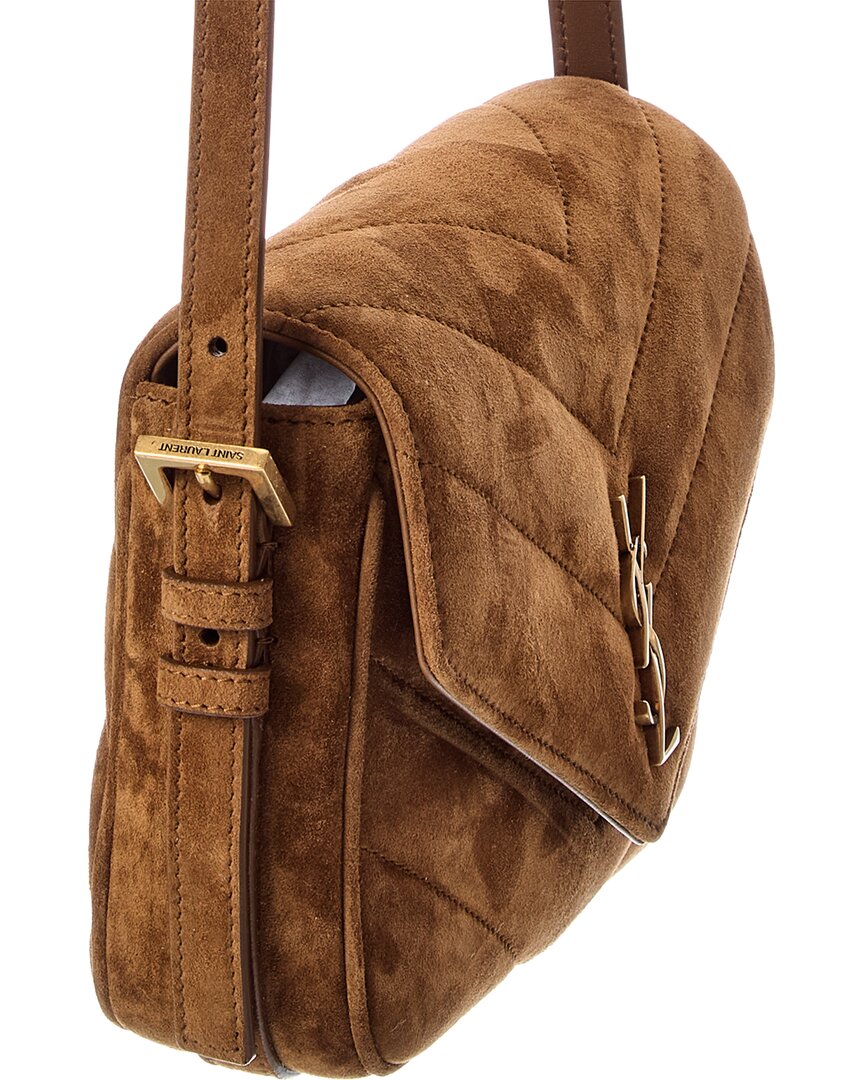 Saint Laurent Loulou Suede Shoulder Bag
