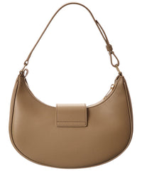Celine Ava Triomphe Medium Leather Hobo Bag