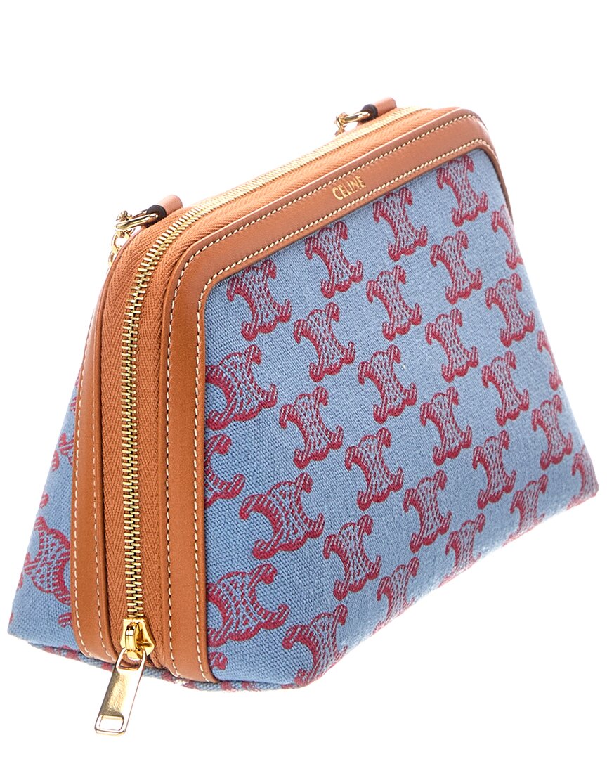 CELINE Celine Canvas Crossbody