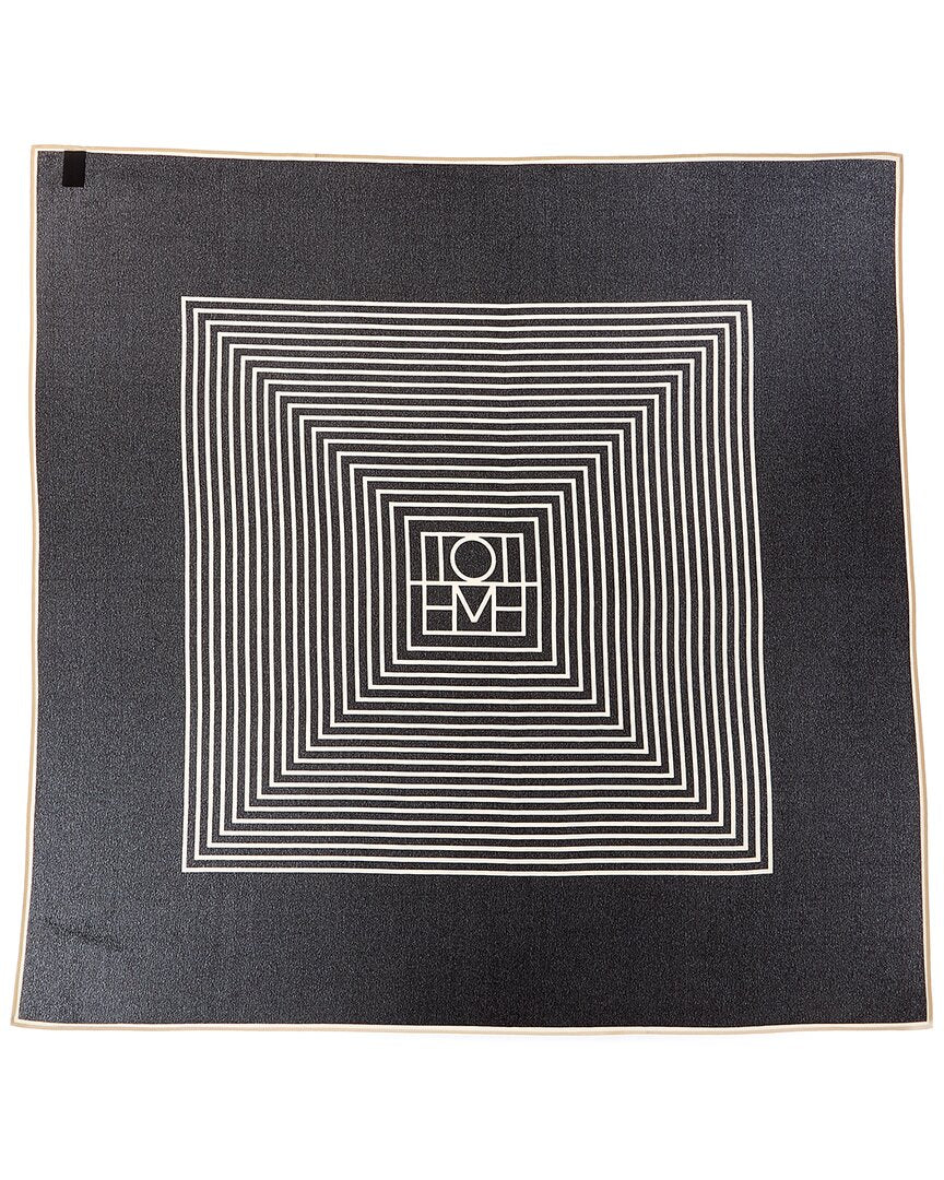 Toteme Stripe Print Silk Scarf