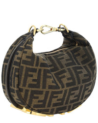 FENDI Fendi Ff Jacquard Hobo Bag