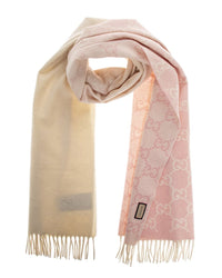 Gucci Cashmere Scarf Pink