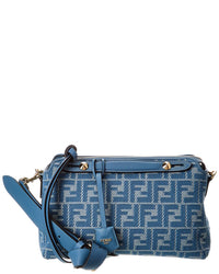 FENDI Fendi By The Way Selleria Medium Ff Jacquard & Leather Shoulder Bag