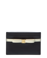 Ferragamo Ferragamo Bow Leather Card Case