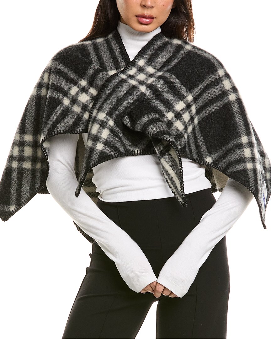 Burberry Burberry Rydal Wool Cape