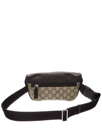Gucci Gucci Large Gg Supreme Canvas & Leather Belt Bag