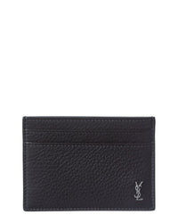 Saint Laurent Saint Laurent Cassandre Leather Card Case