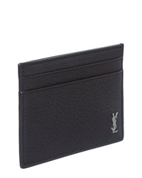 Saint Laurent Saint Laurent Cassandre Leather Card Case