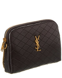 Saint Laurent Saint Laurent Gaby Zipped Quilted Leather Crossbody