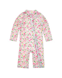 Flap Happy Flamingo Party Rash Guard Romper