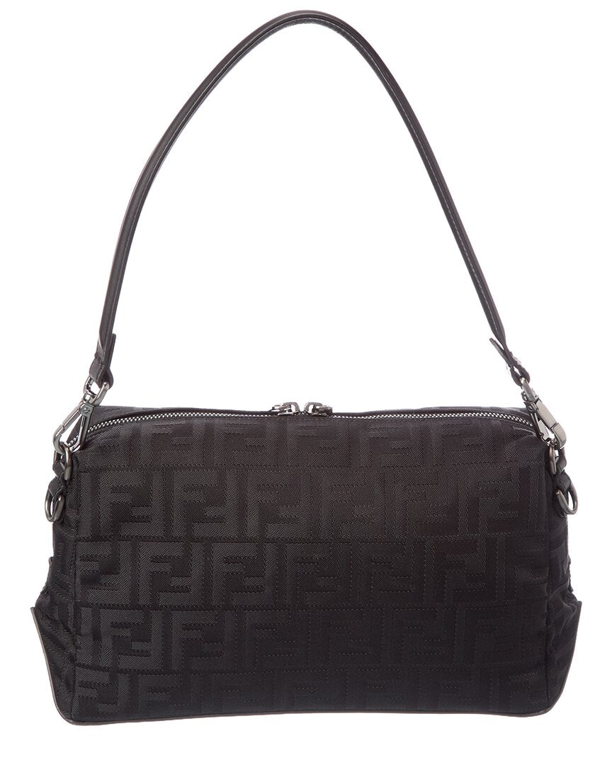 FENDI Fendi Ff Squared Lui Medium Canvas Crossbody