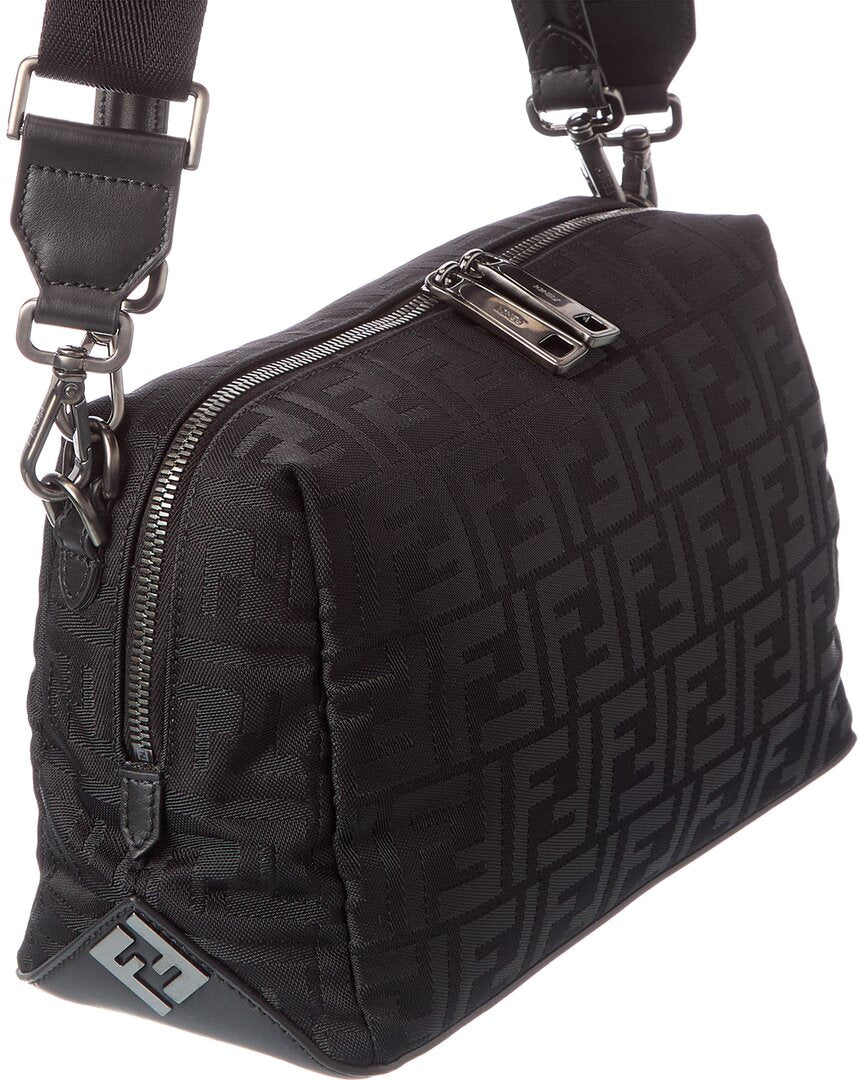 FENDI Fendi Ff Squared Lui Medium Canvas Crossbody