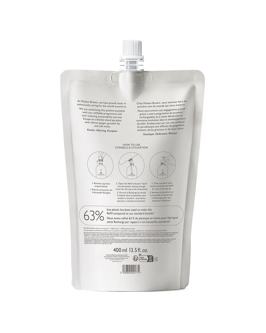 Molton Brown London Women's 13.5Oz Heavenly Gingerlily Bath & Shower Gel Refill