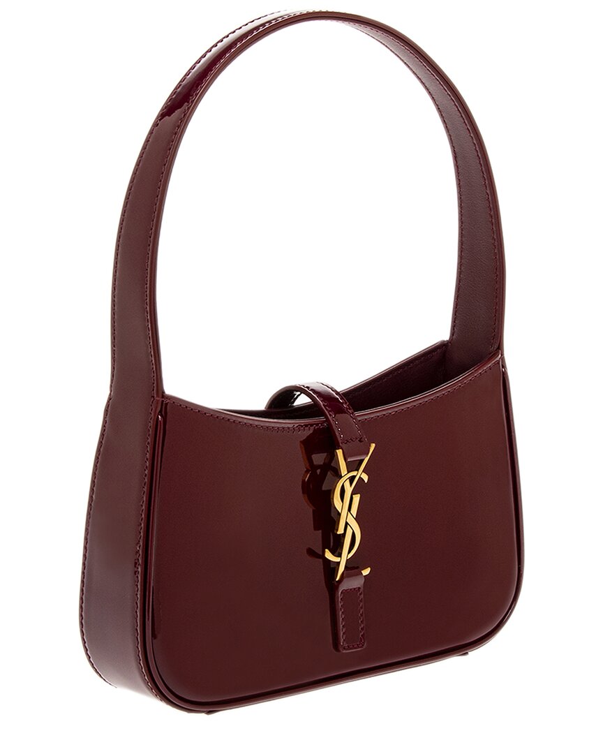 Saint Laurent Saint Laurent Le 5 A 7 Mini Patent Hobo Bag