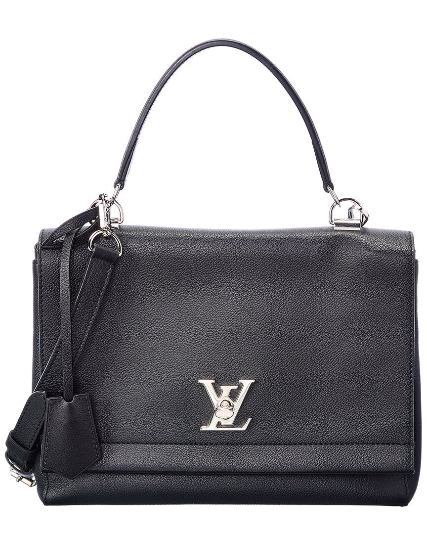 Louis Vuitton Black Leather Lockme Ii (Authentic Pre-Loved)