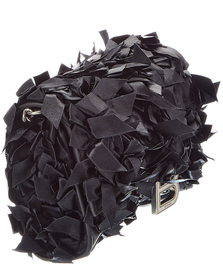 Balenciaga Balenciaga Hourglass Bow Satin Wallet On Chain