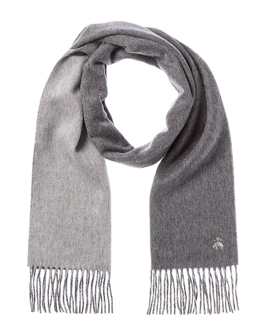 Brooks Brothers Brooks Brothers Double-Face Wool & Cashmere-Blend Scarf