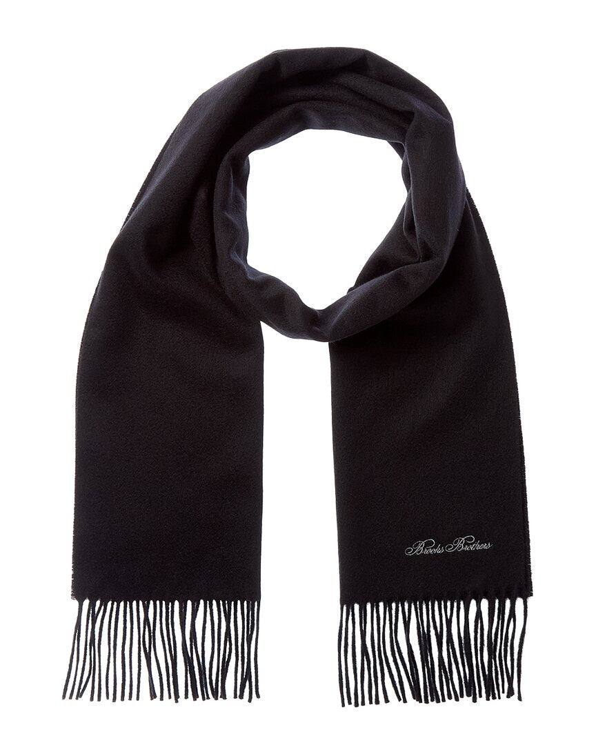 Brooks Brothers Brooks Brothers Solid Wool & Cashmere-Blend Scarf