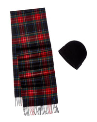 Brooks Brothers Brooks Brothers 2Pc Wool & Cashmere-Blend Hat & Gloves Set