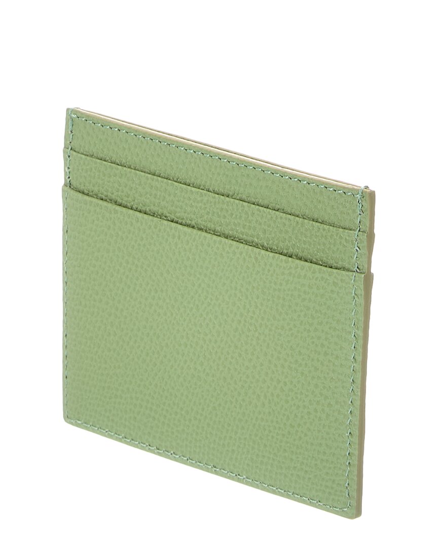 Valentino Valentino Vlogo Signature Leather Card Case